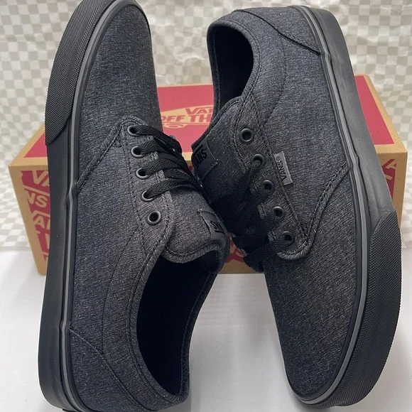 Vans Men’s Sneakers Canvas Upper Atwood
(Varsity Textile) Black/Pewt
VN0A45J9VEJ - Picture 11 of 16